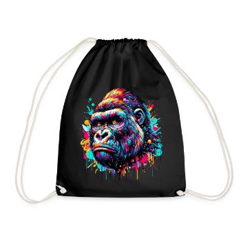 Gorille - Sac de sport léger - noir - Devant