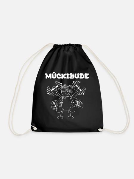 Muckibude - Turnbeutel - Schwarz