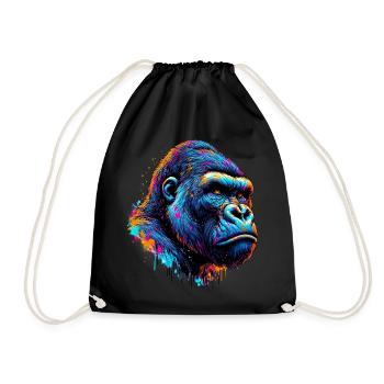 Gorille - Sac de sport léger - noir - Devant