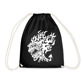 Flamin Heed Customise - Drawstring Bag - black - Front