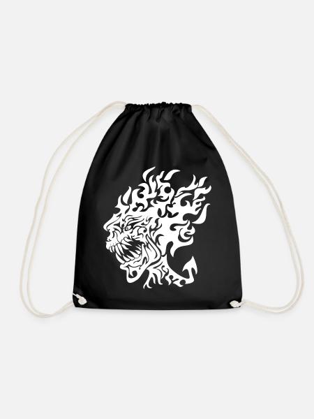 Flamin Heed Customise - Drawstring Bag - black