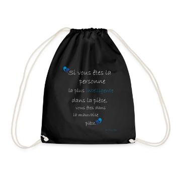 Cherchez la Pièce Qui Vous Élève - Sac de sport léger - noir - Devant
