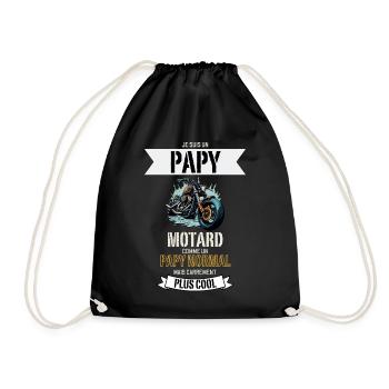 Papy Motard Plus Cool - Sac de sport léger - noir - Devant