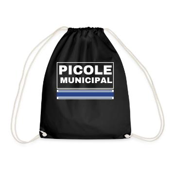 PICOLE MUNICIPAL Logo Bleu - Sac de sport léger - noir - Devant