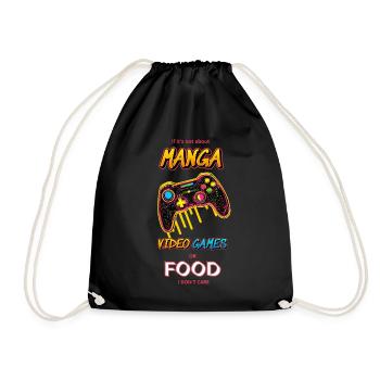 Manga Neon Gamer - Sac de sport léger - noir - Devant