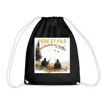 Père et Fils Chasse Ensemble - Sac de sport léger - noir - Devant