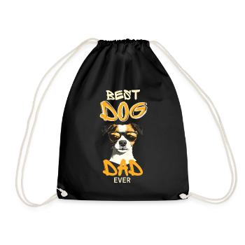 Meilleur Papa de Chien De Tous - Sac de sport léger - noir - Devant