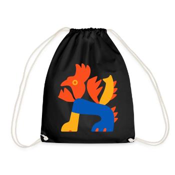 Dragon du Fils - Sac de sport léger - noir - Devant