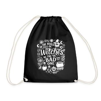 Soyez la mauvaise sorcière - Sac de sport léger - noir - Devant