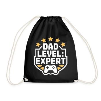 Chemise de jeu Dad Level Expert - Sac de sport léger - noir - Devant