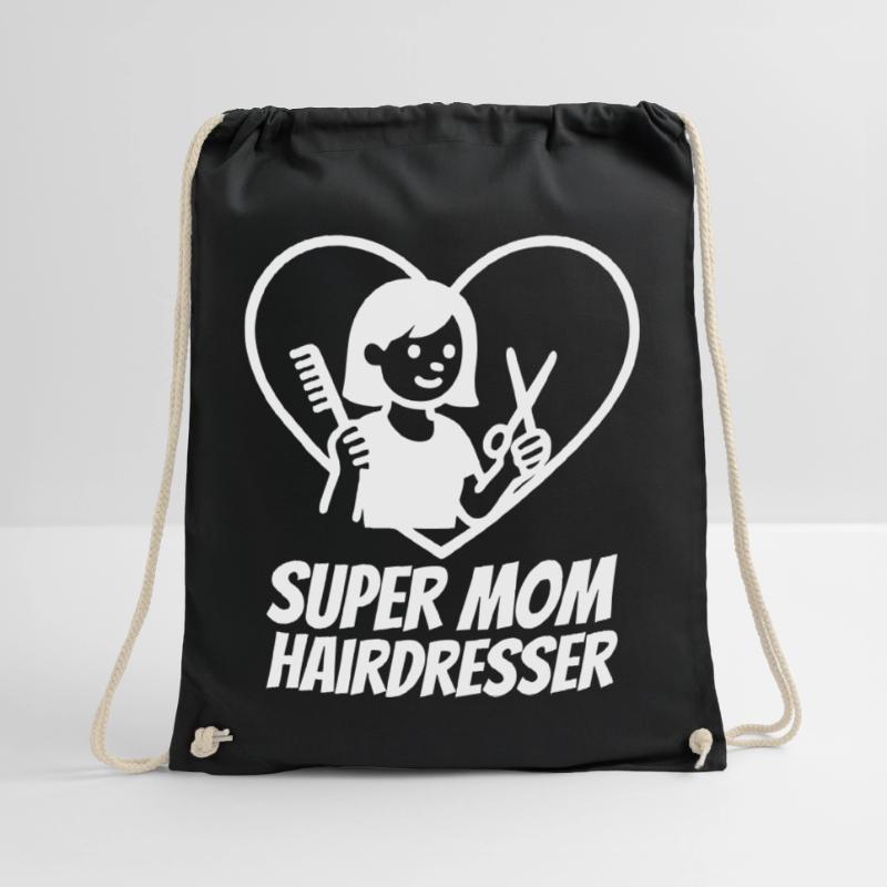 Super Maman Coiffeuse – Ciseaux Conception de Cœurs Sac de sport léger