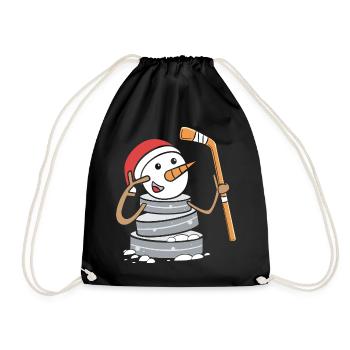 Para Handicap Eishockey - Drawstring Bag - black - Front