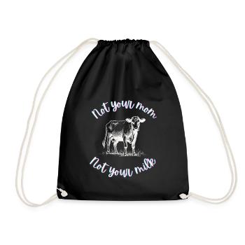 Ni ta mère, ni ton lait - Sac de sport léger - noir - Devant