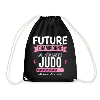 Future Championne De Judo Judoka - Sac de sport léger - noir - Devant