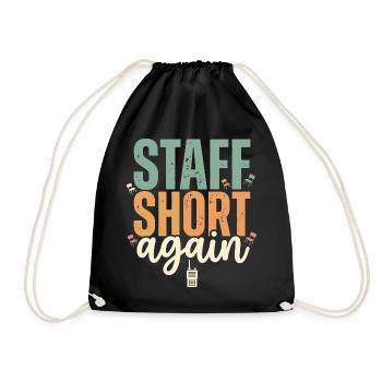 Head of the daycare center, head of the preschool - Drawstring Bag - black - Front