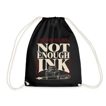 Poetcore Poète Poésie Dark Academia Gift - Sac de sport léger - noir - Devant