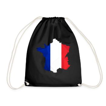 Carte de France Football Summer Graphic Tricolore - Sac de sport léger - noir - Devant