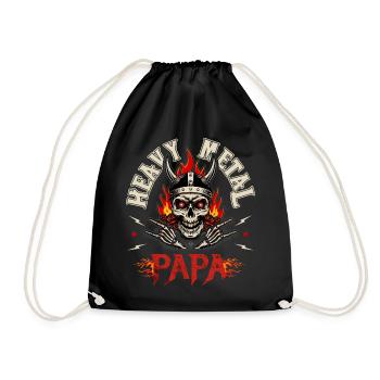 Papa Métalleux Cadeau Heavy Metal Rock Papa - Sac de sport léger - noir - Devant