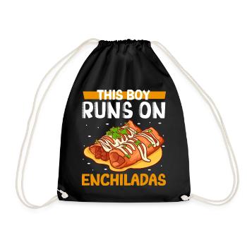 Männer lieben Enchiladas - Turnbeutel - Schwarz - Vorne
