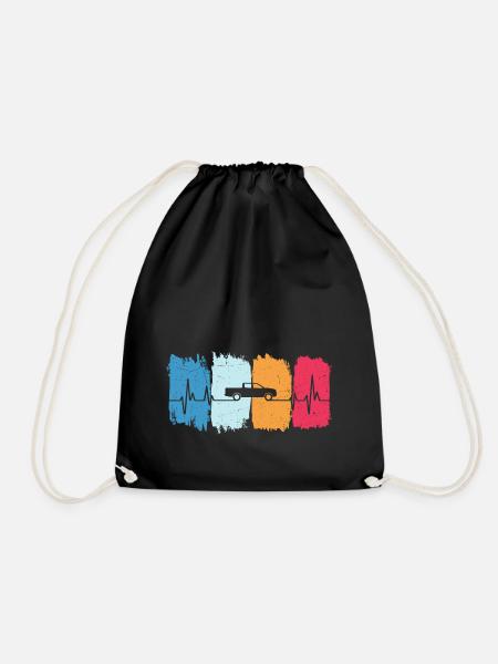 Pick-up rétro heartbeat voiture tout-terrain pick-up - Sac de sport léger - noir