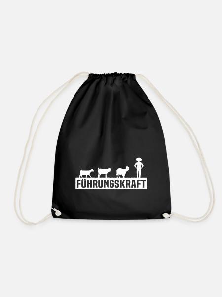 Führungskraft von ziegen - Turnbeutel - Schwarz