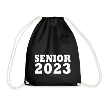Senior 2023 - Turnbeutel - Schwarz - Vorne