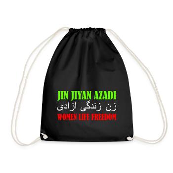 jin jiyan azadi women life freedom - Sac de sport léger - noir - Devant