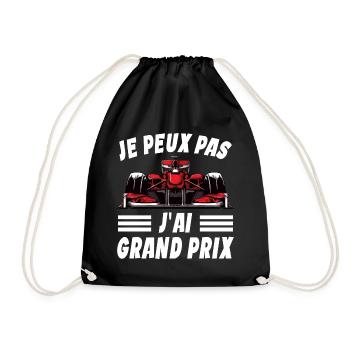 Je Peux Pas J'ai Grand Prix - Sac de sport léger - noir - Devant