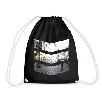 Route du diamant en Allemagne - Sac de sport léger - noir - Devant