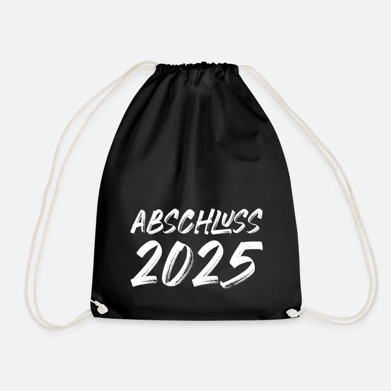 Abschluss 2025 - Turnbeutel - Schwarz