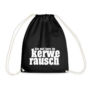 Je suis juste à Kerwerausch - Sac de sport léger - noir - Devant