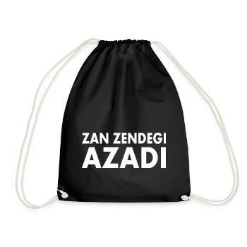 Zan zendegi azadi women life freedom - Turnbeutel - Schwarz - Vorne