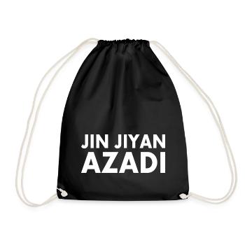 jin jiyan azadi - Sac de sport léger - noir - Devant