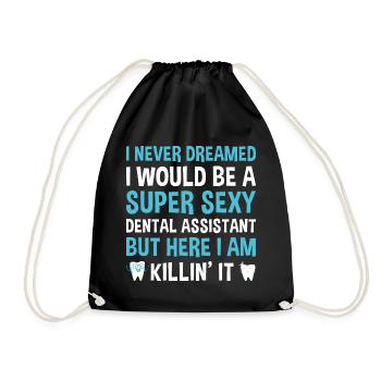 Jamais rêvé serait un assistant dentaire super sexy - Sac de sport léger - noir - Devant