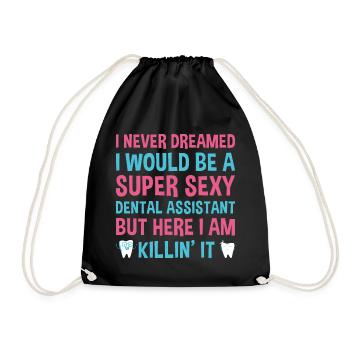 Jamais rêvé serait un assistant dentaire super sexy - Sac de sport léger - noir - Devant