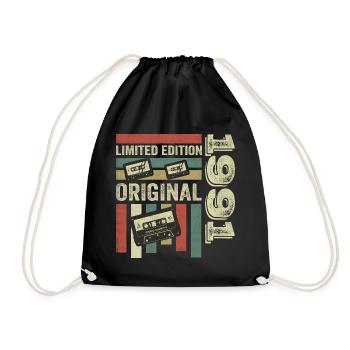 Vintage 1991 - Retro Birthday Quote 1991 - Drawstring Bag - black - Front