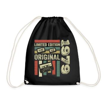 Vintage 1979 - Retro Birthday Quote 1979 - Drawstring Bag - black - Front