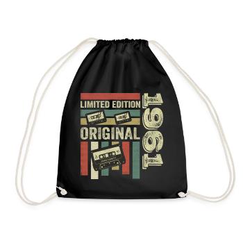 Vintage 1961 - Retro Birthday Quote 1961 - Drawstring Bag - black - Front
