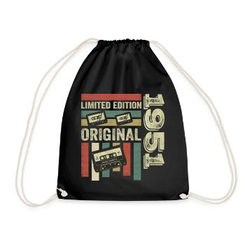 Vintage 1951 - rétro anniversaire disant 1951 - Sac de sport léger - noir - Devant