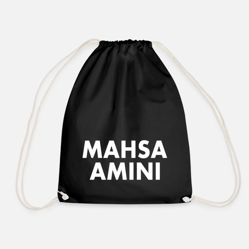 Mahsa amini - Turnbeutel - Schwarz
