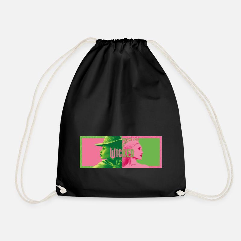Wicked Elphaba Und Glinda Design - Turnbeutel - Schwarz