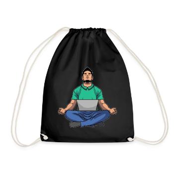 Programmer Coder Software Developer - Drawstring Bag - black - Front