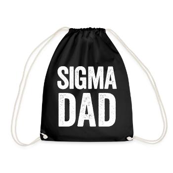 Sigma Papa - Turnbeutel - Schwarz - Vorne