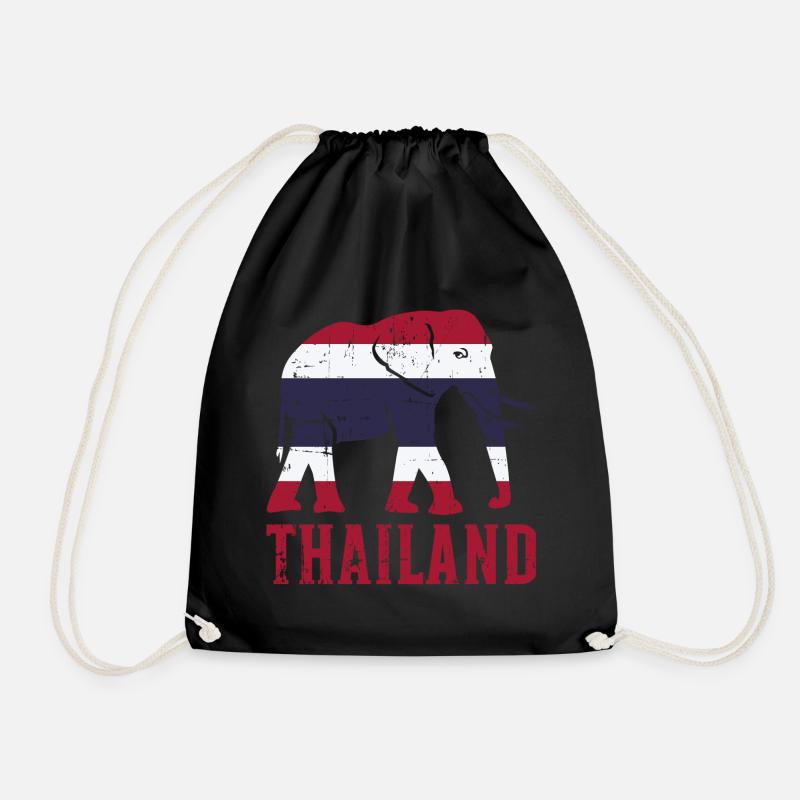 Thailand - Turnbeutel - Schwarz