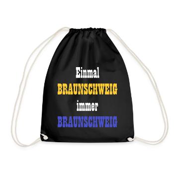 Braunschweig Design - Turnbeutel - Schwarz - Vorne