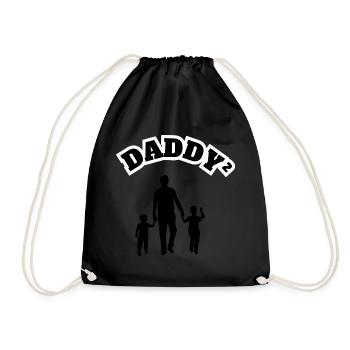 Fier Père Enfant Garçon Noir - Sac de sport léger - noir - Devant