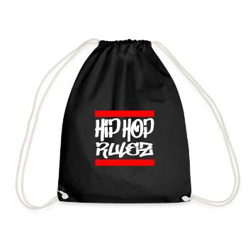 Rap hip hop - Sac de sport léger - noir - Devant