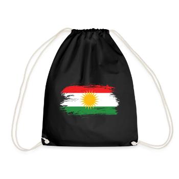 Drapeau du Kurdistan - Sac de sport léger - noir - Devant
