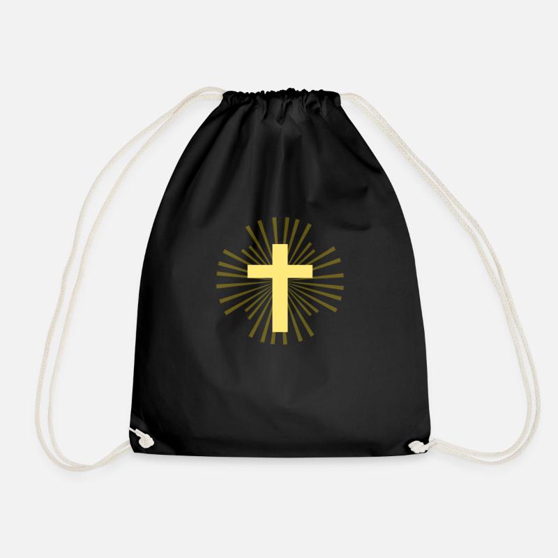 Kreuz Jesu - Turnbeutel - Schwarz