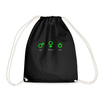 Geek - Sac de sport léger - noir - Devant